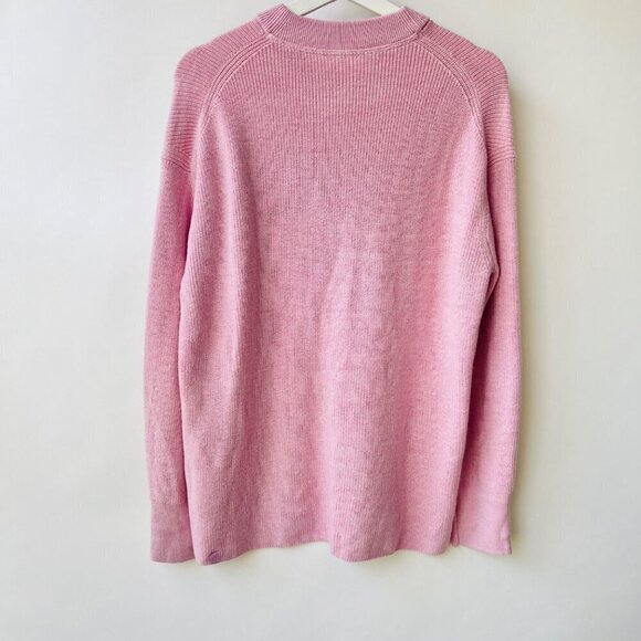 Lululemon merino wool blend ribbed sweater, pink, Size 8 D30 - Picture 4 of 7